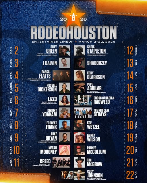 RODEO HOUSTON ANNOUNCMENT HERE! WHO DO YOU WANT TO SEE?