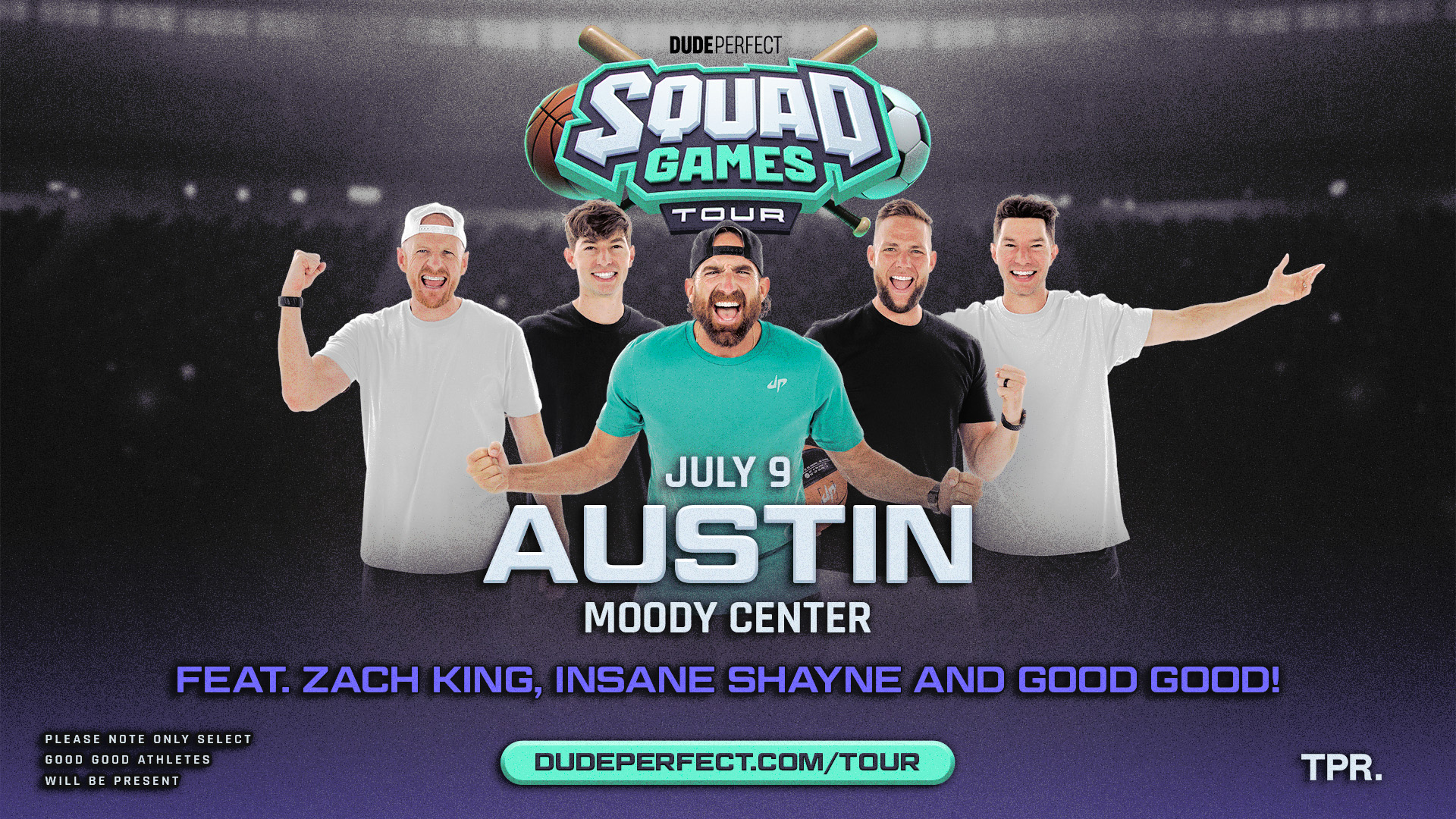 DUDE PERFECT SQUAD GAMES @ MOODY CENTER | JULY 9TH