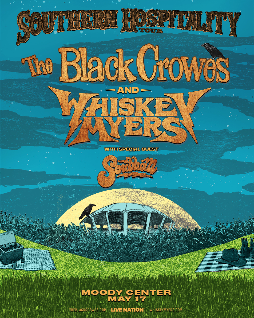 SOUTHERN HOSPITALITY TOUR | THE BLACK CROWES AND WHISKEY MYERS